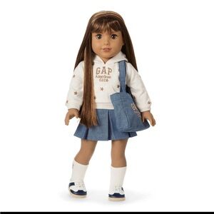 American Girl x Gap outfit set